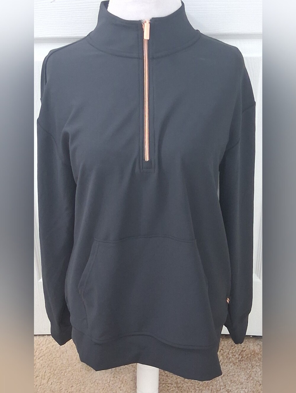 NWT Skechers Black Quarter-Zip Women’s Pullover Size XL